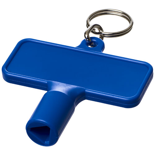 Maximilian obdélníkový montážní klíč s klíčenkou  - Modrá