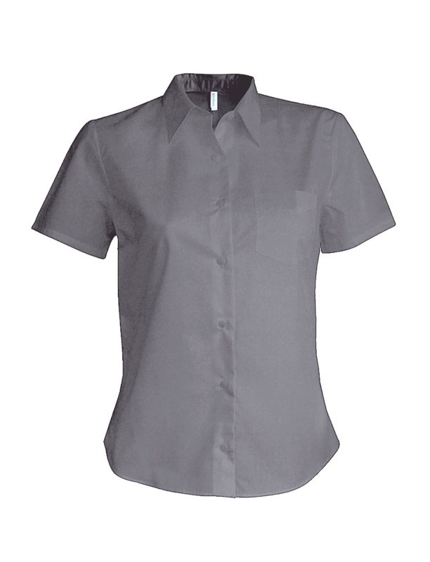 Kariban dámská košile Oxford - Stříbrná - Stříbrná / Stříbrná