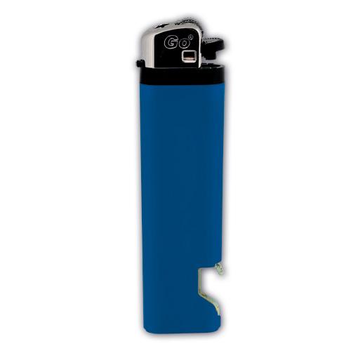 Jednorázový zapalovač s otvírákem - Bílá - Bílá / Modrá