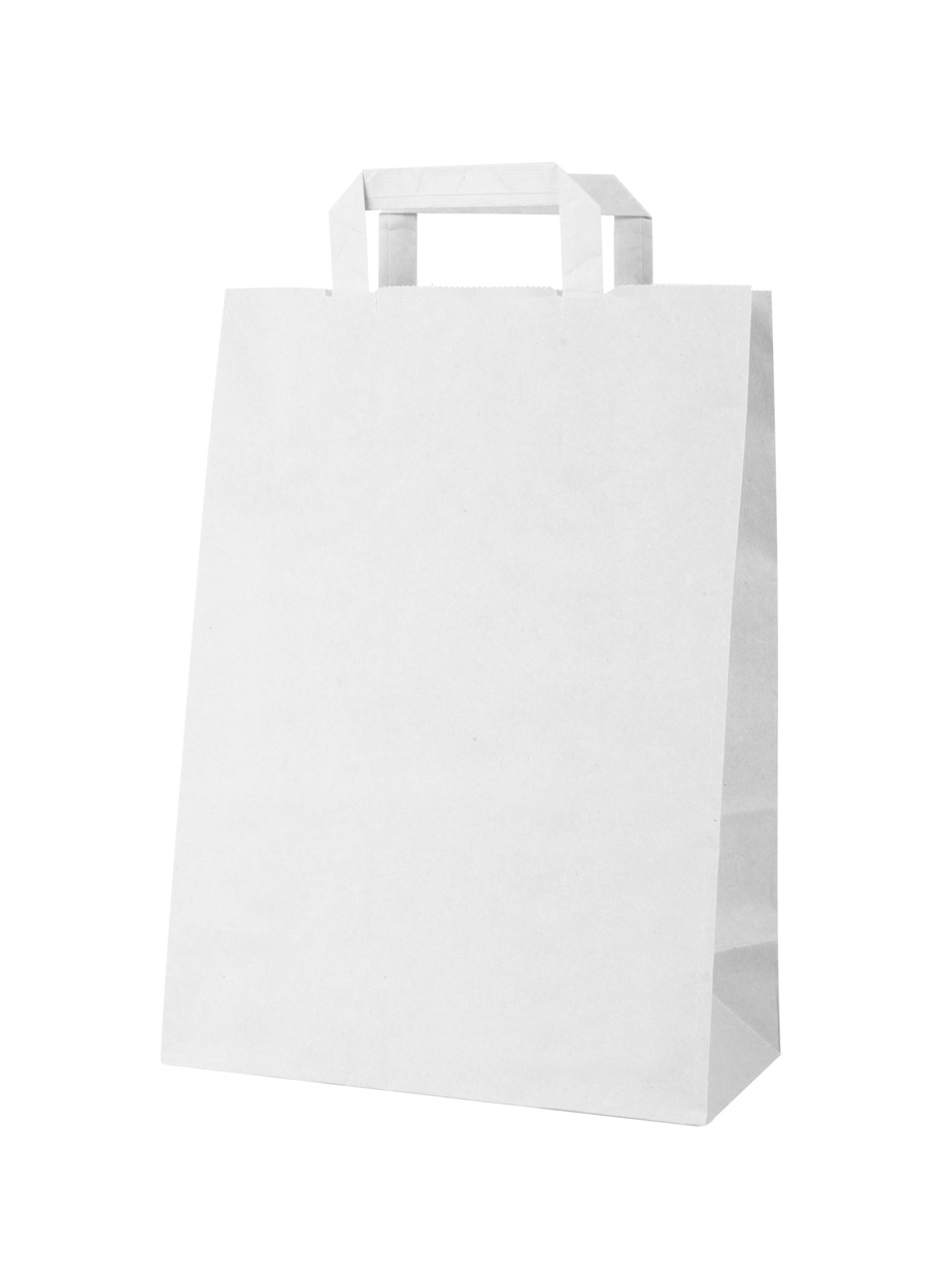 papírová taška - Bílá